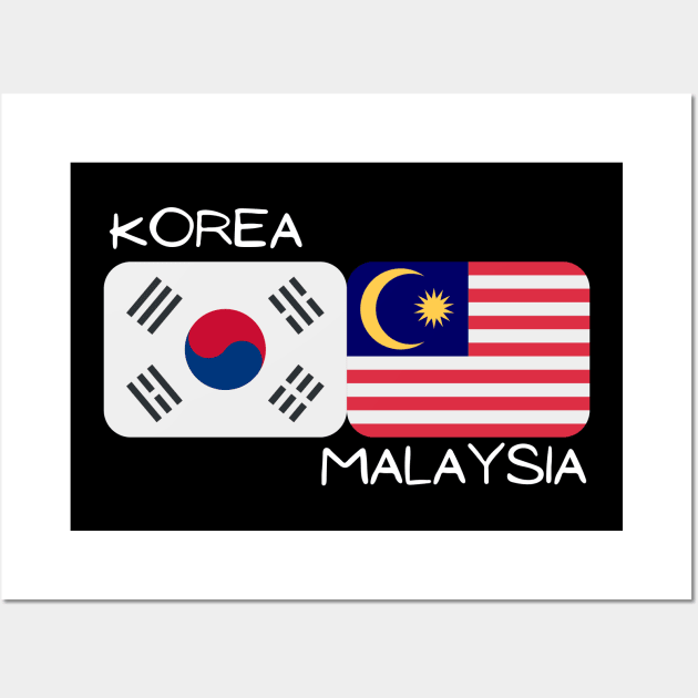 Korean Malaysian - Korea, Malaysia Wall Art by The Korean Rage